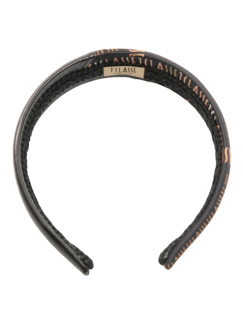 ALVIERO MARTINI PRIMA CLASSE GEO Satin hair band Black - Hair accessories