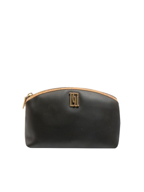 ALVIERO MARTINI PRIMA CLASSE GEO Rounded beauty with logo black - Beauty Case