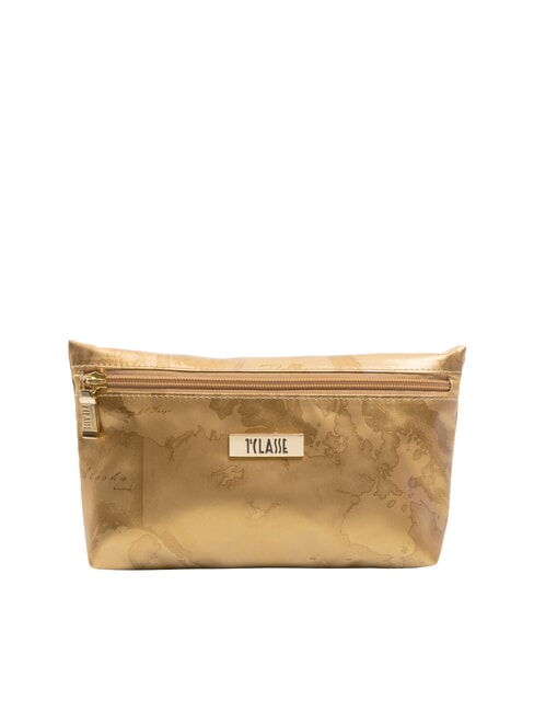 ALVIERO MARTINI PRIMA CLASSE GEO Large square sachet antique gold - Sachets & Travels Cases