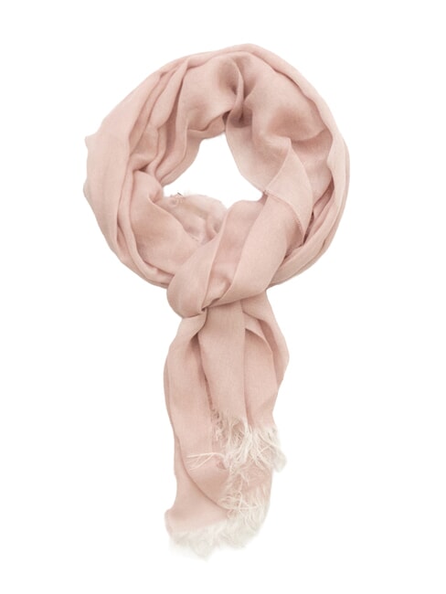 ALVIERO MARTINI PRIMA CLASSE GEO PLAIN Modal and viscose scarf powder - Scarves