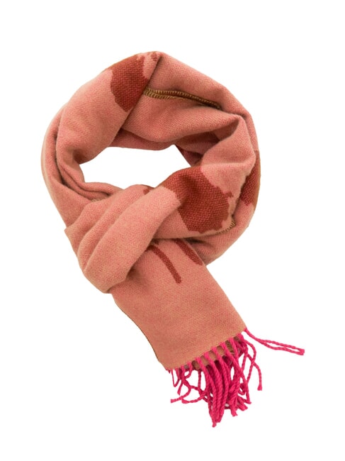 ALVIERO MARTINI PRIMA CLASSE GEO Scarf with fringes taupe - Scarves