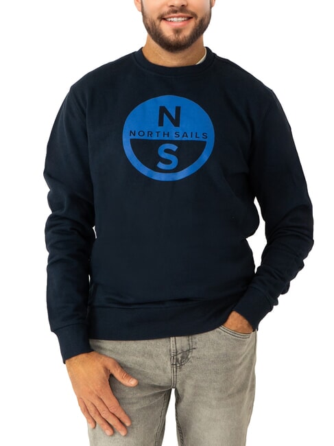NORTH SAILS BASIC Crewneck sweatshirt with logo print combo 1 - Sweatshirts