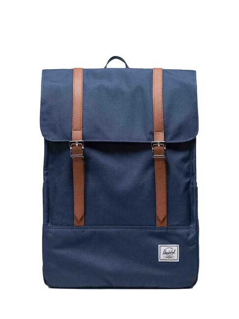 HERSCHEL SURVEY  Backpack in recycled PET navy tan - Backpacks & School and Leisure
