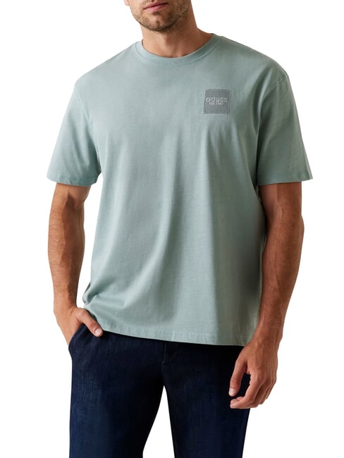 GUESS PATCH AT CHEST  Cotton T-Shirt full grey - T-shirt