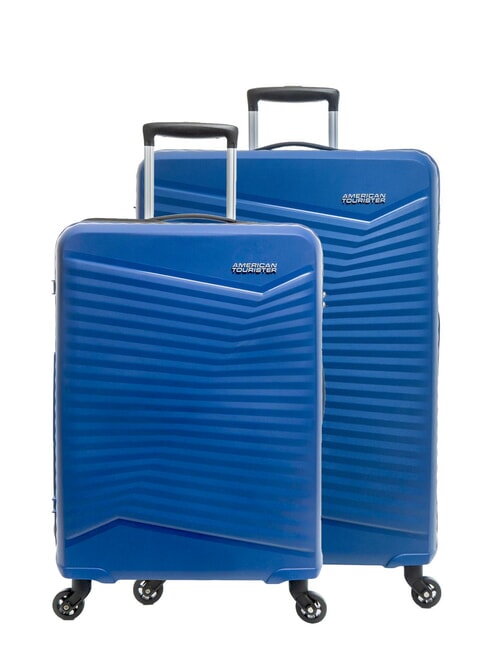 AMERICAN TOURISTER JETDRIVER 2.0 Set of 2 trolleys: medium and large size blu navy - Trolley Set