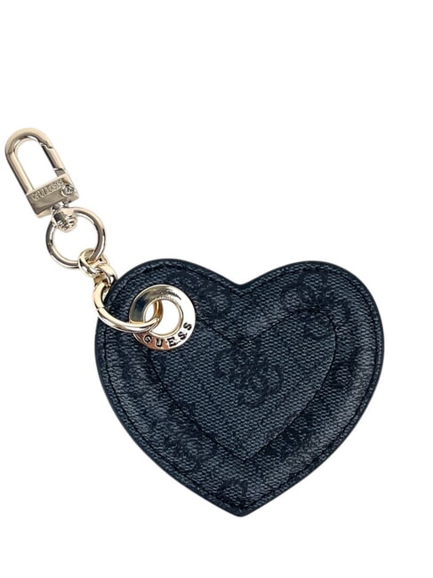 GUESS HEART 4G Keychain vikky large roo coalog tote bag - Key holders