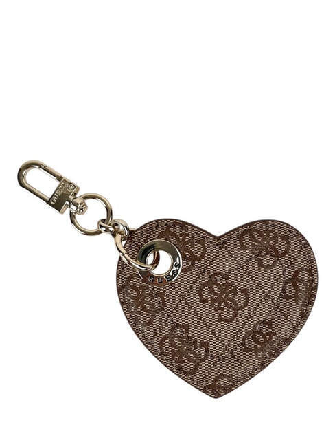 GUESS HEART 4G Keychain MILK LOGO - Key holders