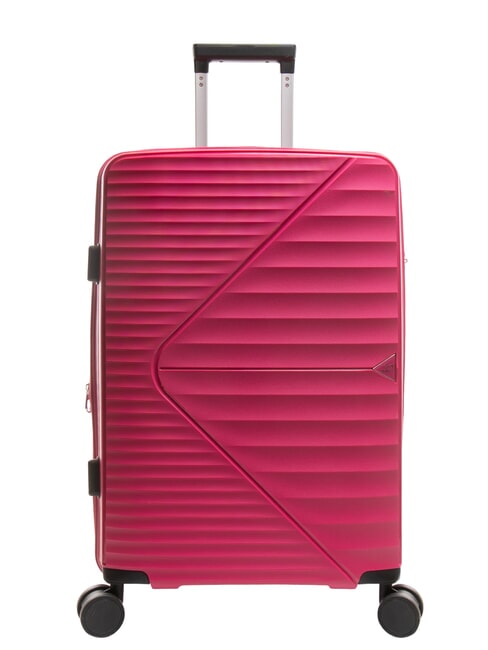 LESAC AIR FLOW Medium Expandable Trolley peach red - Rigid Trolley Cases