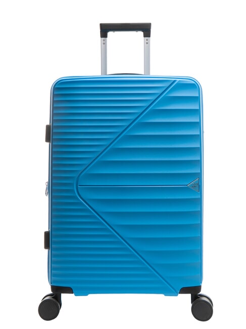 LESAC AIR FLOW Medium Expandable Trolley lake blue - Rigid Trolley Cases