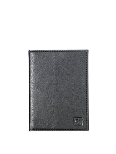 GO TRAVEL GO  Leather Passport Holder black - Travel Accessories