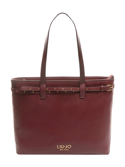 LIUJO EVRIM Shoulder tote bag red wine - Women’s Bags