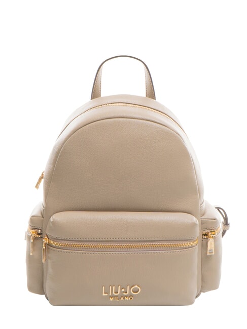 LIUJO EVRIM Medium backpack with pockets desert taupe - Women’s Bags