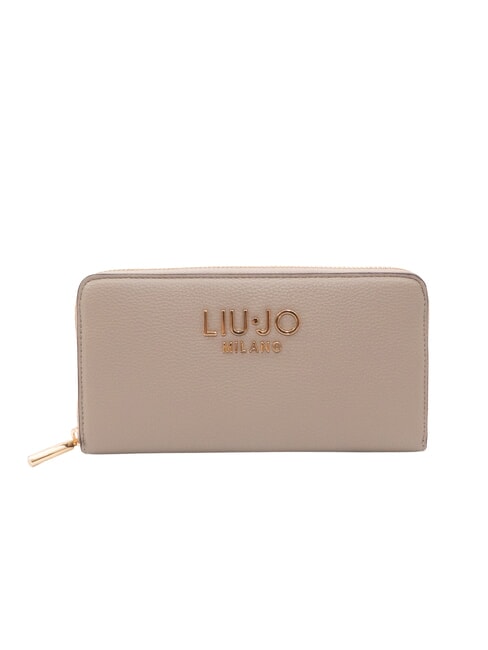 LIUJO CALIWEN Large zip around wallet desert taupe - Women’s Wallets
