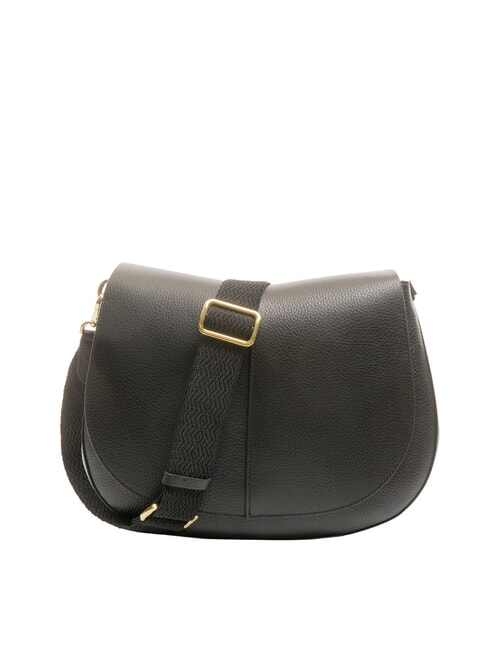 GIANNI CHIARINI HELENA ROUND Small leather shoulder bag Black - Women’s Bags