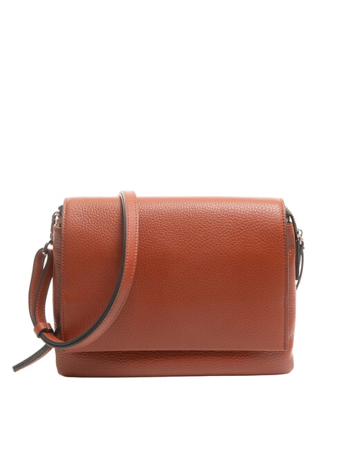 GIANNI CHIARINI THREE Shoulder bag, in leather brick red - Women’s Bags