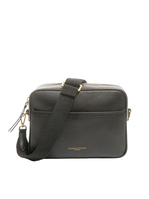 GIANNI CHIARINI NINA Leather camera case bag Black - Women’s Bags