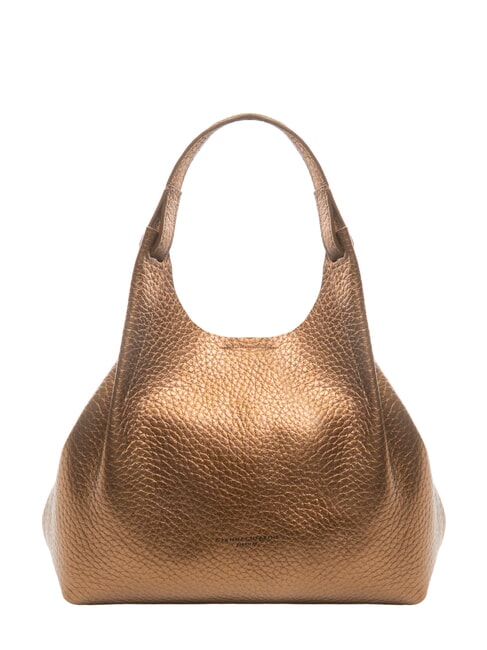 GIANNI CHIARINI DUA Shoulder bag, in leather toasted-t.moro - Women’s Bags