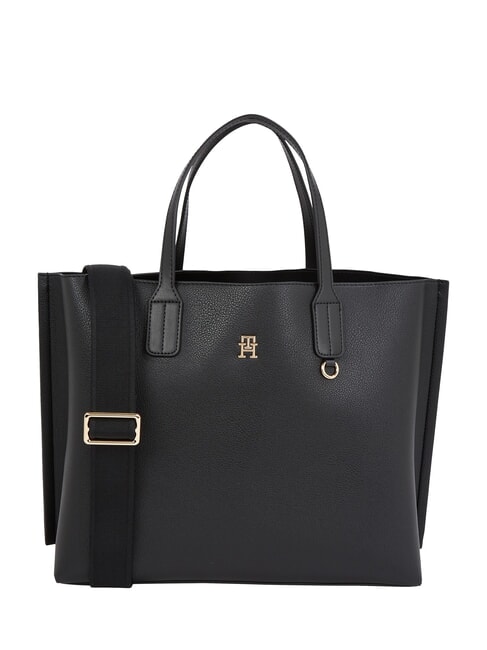 TOMMY HILFIGER TH DISTINCT Handbag, with removable shoulder strap black - Women’s Bags