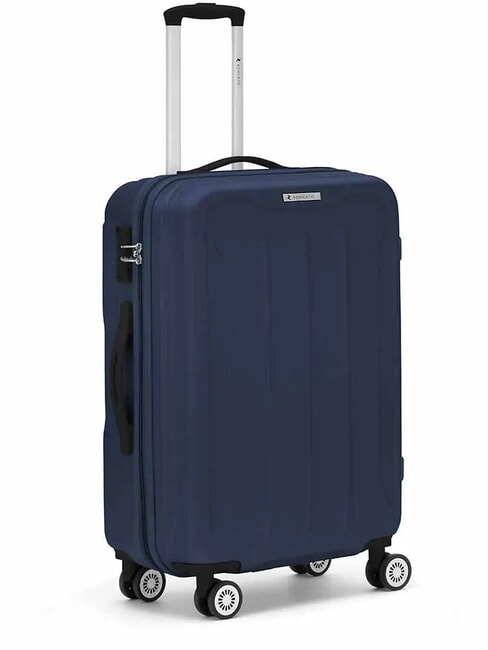 R RONCATO FLIGHT Large size trolley deep blue - Rigid Trolley Cases