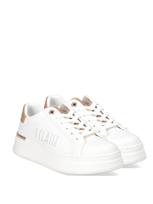 ALVIERO MARTINI PRIMA CLASSE GEO JR High sneakers with side logo White / Geo Beige - Women’s shoes