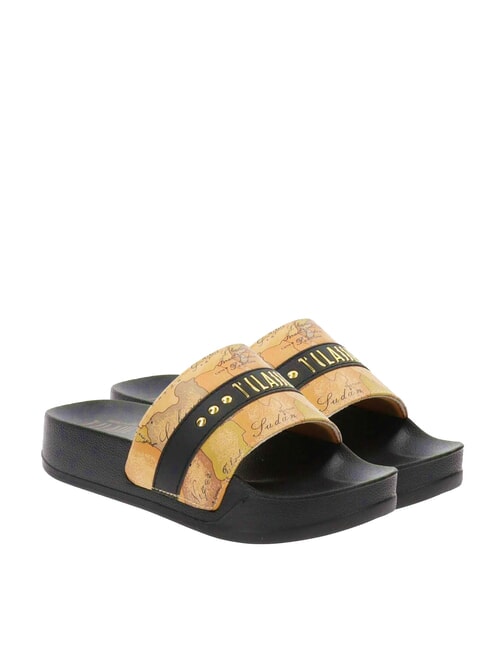 ALVIERO MARTINI PRIMA CLASSE GEO  Slippers geo beige/black - Women’s shoes