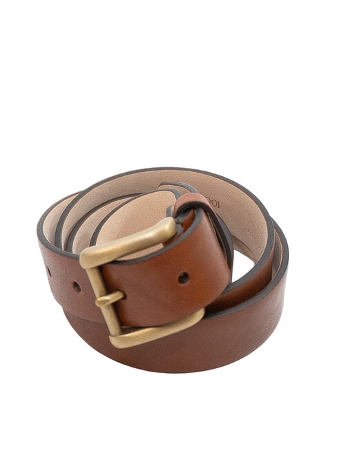 THE BRIDGE BERENICE  Leather Belt Made in Italy BROWN - Belts