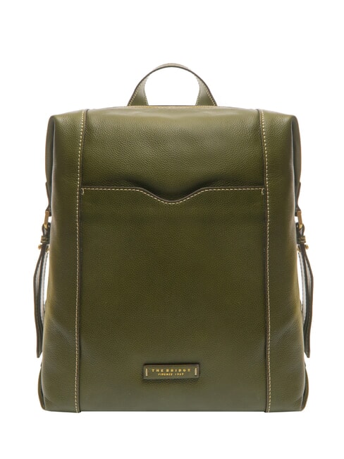 THE BRIDGE GEMMA Leather backpack thyme abb gold - Women’s Bags