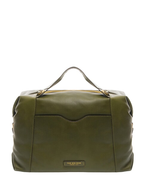 THE BRIDGE GEMMA  Leather duffel bag thyme abb gold - Duffle bags