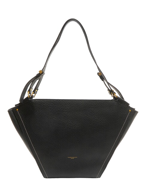 GIANNI CHIARINI BLOOM Shoulder shopper, in leather Black - Women’s Bags