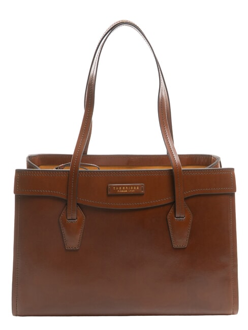 THE BRIDGE ANGELA Shoulder bag, leather BROWN - Women’s Bags