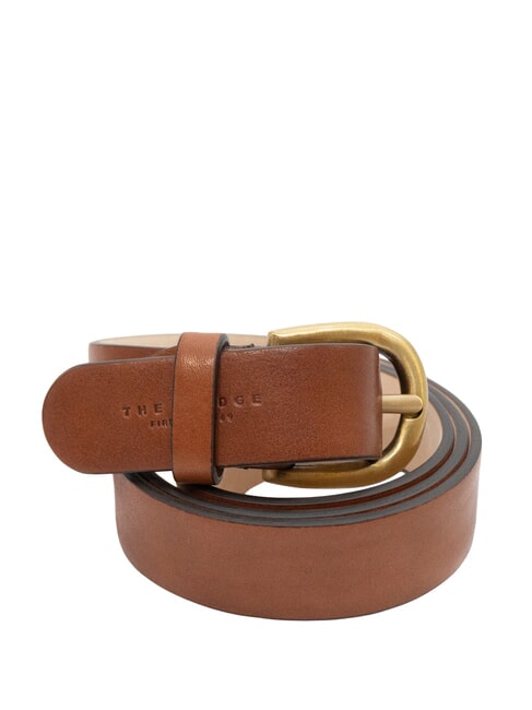 THE BRIDGE BERENICE Women's Leather Belt BROWN - Belts