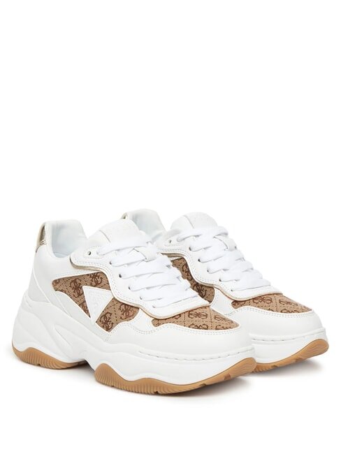 GUESS HAPYY4  Sneakers Beige / Brown - Women’s shoes