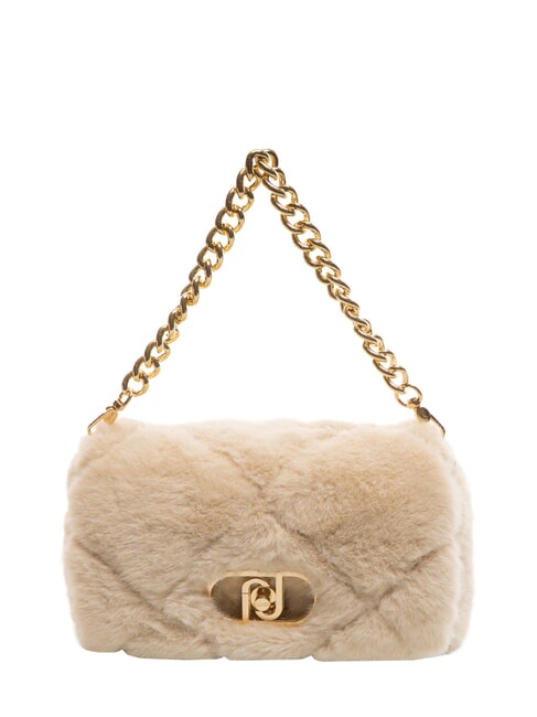 LIUJO LAPUFFY Plush bag chain handle marble - Women’s Bags