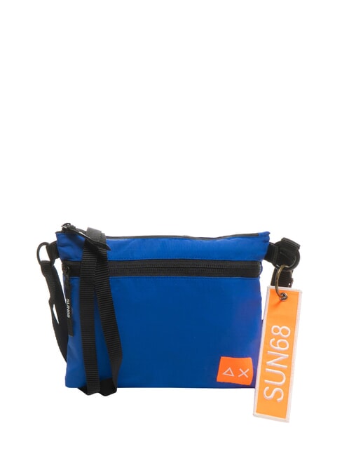 SUN68 NYLON Nylon bag with pocket royal - Over-the-shoulder Bags for Men