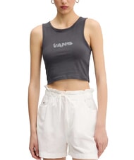 VANS BLUR Logo Print Crop Top Tank Top - T-shirt