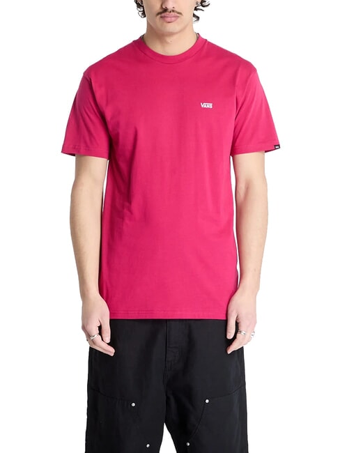 VANS LEFT CHEST LOGO  Cotton T-Shirt cherry jubilee - T-shirt
