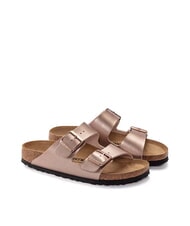 BIRKENSTOCK ARIZONA Metallic slipper sandal - Women&rsquo;s shoes