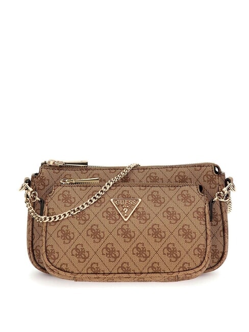 GUESS NOELLE 2 Shoulder bag latte logo / brown - Women’s Bags