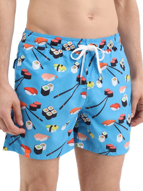 SUN68 JAPAN Men's beach costume blue - Swimwear