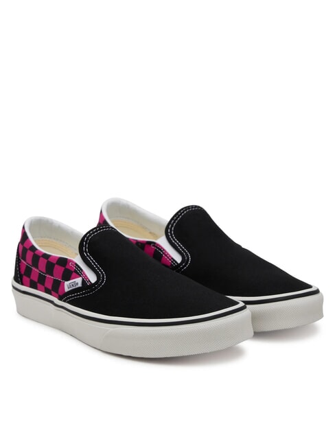 VANS CLASSIC POP CHECK Checkered Slip-On Sneakers raspberry rose - Unisex shoes