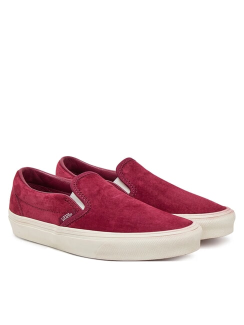 VANS CLASSIC Suede leather slip-on sneakers rhododendron - Unisex shoes