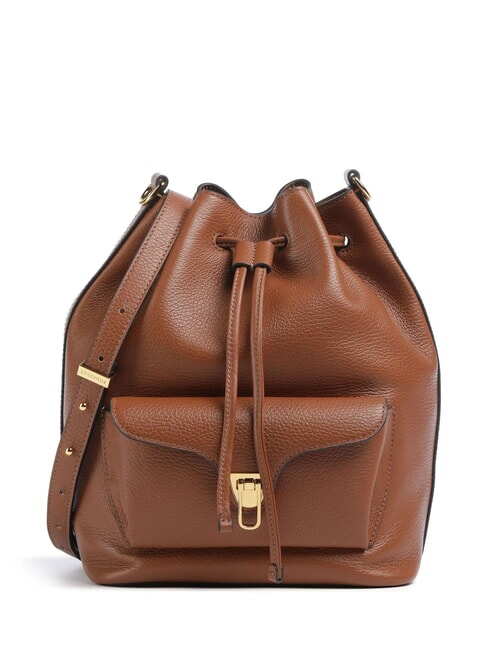 COCCINELLE BEAT GENERATIO Shoulder bucket bag cognac - Women’s Bags