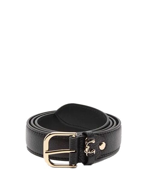 COCCINELLE METAL LOOP Leather belt Black - Belts