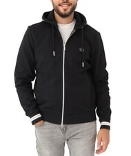 SUN68 HERITAGE Full zip hoodie black - Sweatshirts - 1