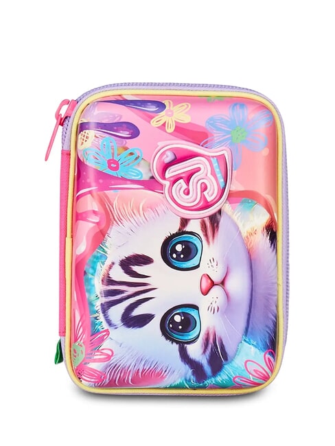SJGANG CAT&AIR Pencil case with school kit BLACK STRIPED FOREST - Cases and Accessories