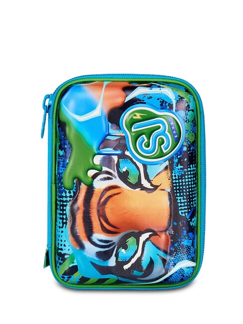 SJGANG AIR TIGER Pencil case with school kit VICTORIA BLUE - Cases and Accessories