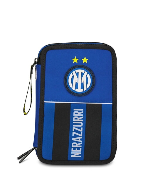 INTER INSIEME PER LA VITTORIA 3-zip pencil case with school kit electric blue - Cases and Accessories