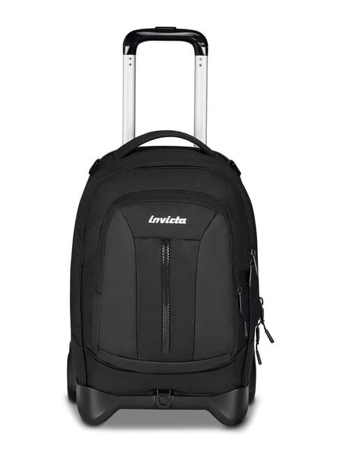 INVICTA PLUS GRS LED 14" laptop trolley backpack jet black - Backpack trolleys