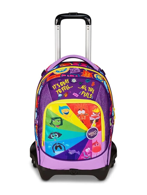 INSIDE OUT 2 UNIVERSAL MOOD 3-wheel detachable trolley backpack lilac chiffon - Backpack trolleys