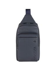 PIQUADRO CAMPIONARIO -  NABUCCO Leather One-Shoulder Backpack blue - Laptop backpacks - 1